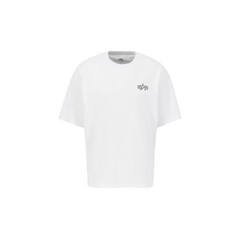 alphaindustries Alpha Industries - Signature BP White - T-Shirt - Weiß - M - 100% Baumwolle,Jersey