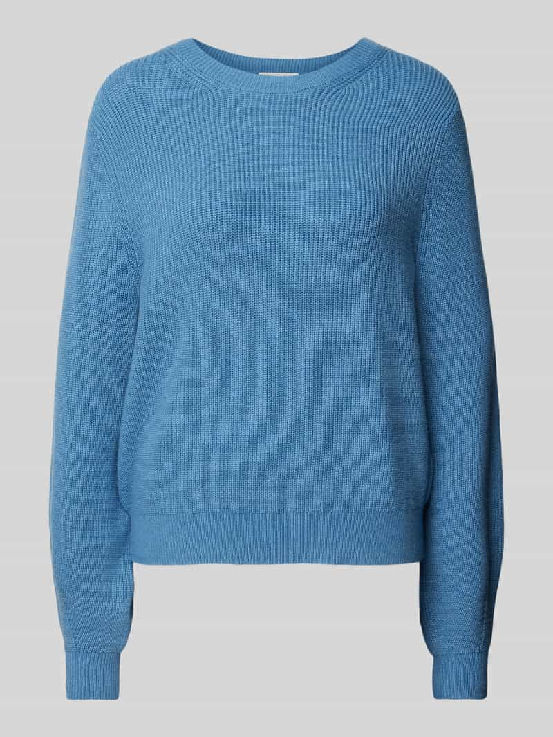 Christian Berg Woman Oversized gebreide pullover van viscosemix met ronde hals