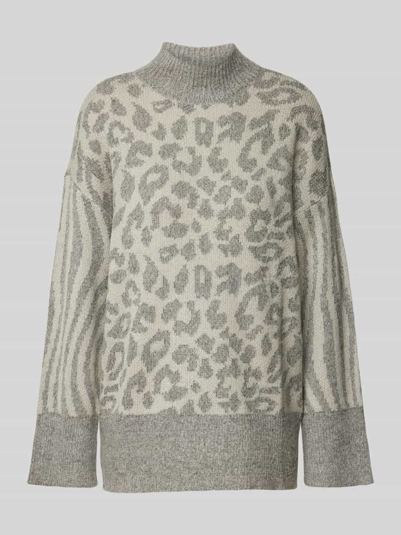 Vero Moda Regular fit gebreide pullover met dierenprint, model 'MARS'