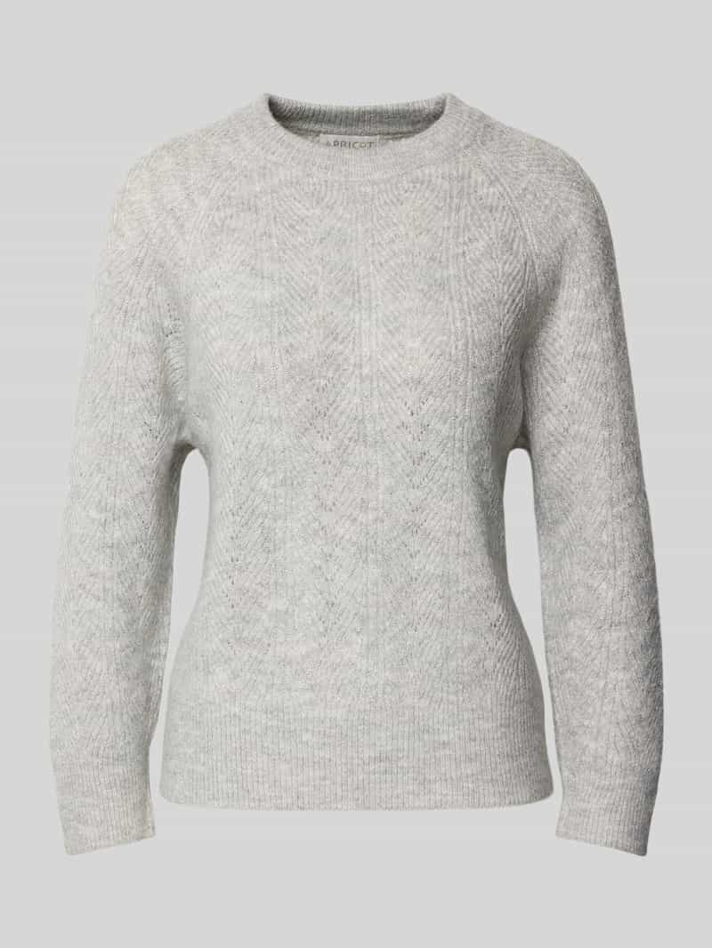 Apricot Gebreide pullover met effectgaren