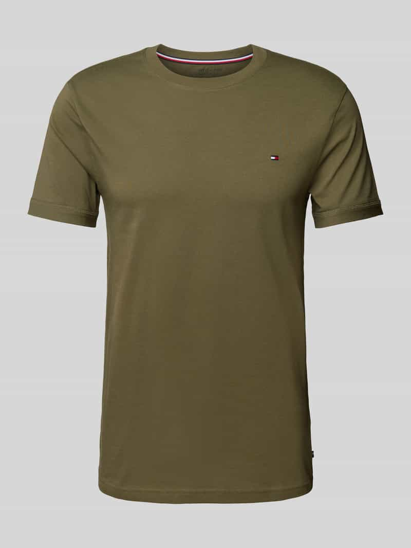 Tommy Hilfiger Slim fit T-shirt met ronde hals