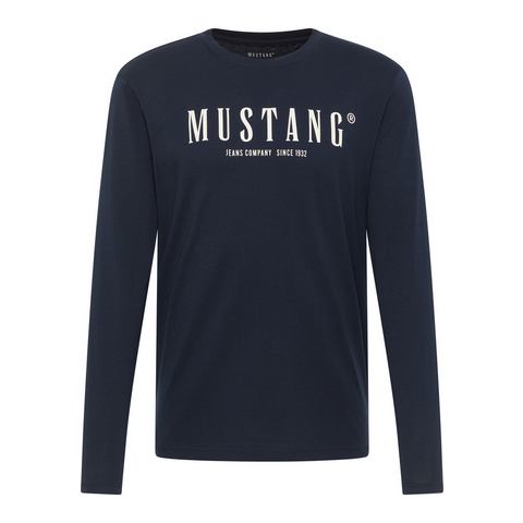 Mustang Shirt met lange mouwen