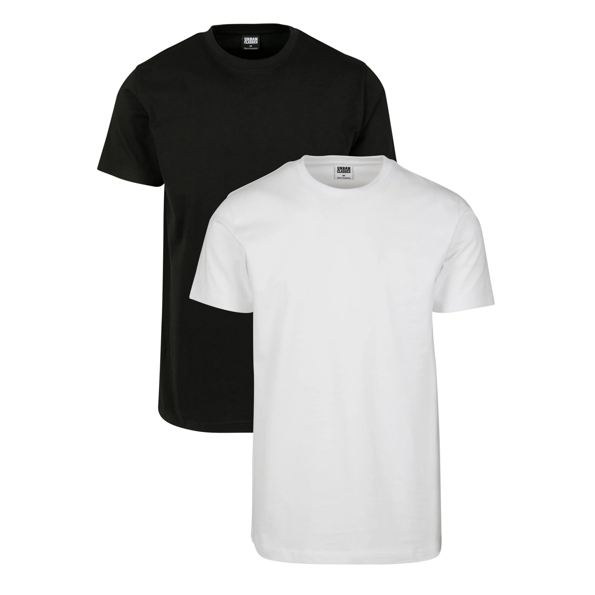 Urban Classics Heren basic t-shirt (set van 2)