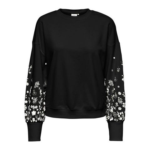 Only Sweatshirt ONLBROOKE L/S O-NECK FLOWER SWT