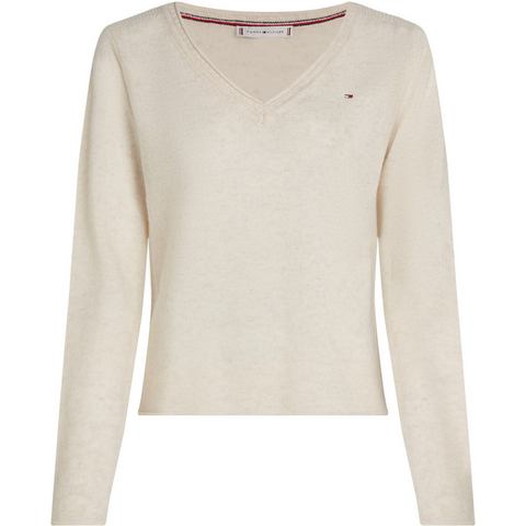 Tommy Hilfiger Gebreide trui SOFT WOOL V-NK SWEATER