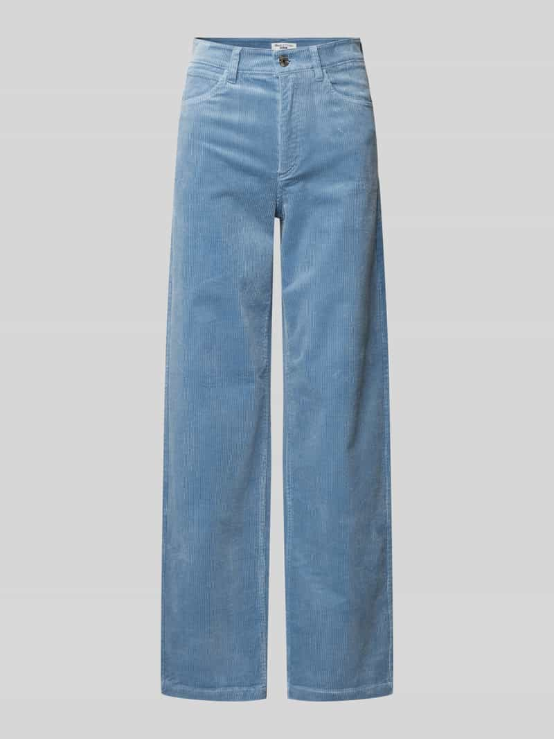 Marc O'Polo DENIM Wide leg corduroy broek in 5-pocketmodel