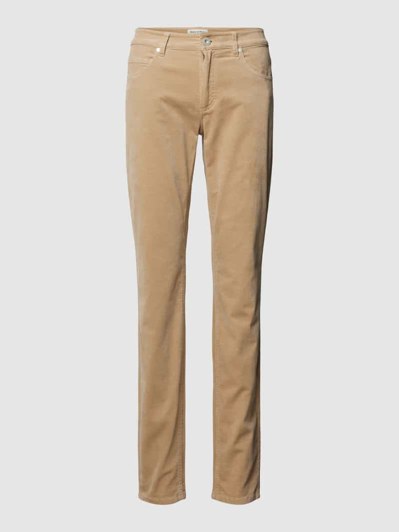 MARC O POLO Slim fit broek in effen design, model 'LULEA'