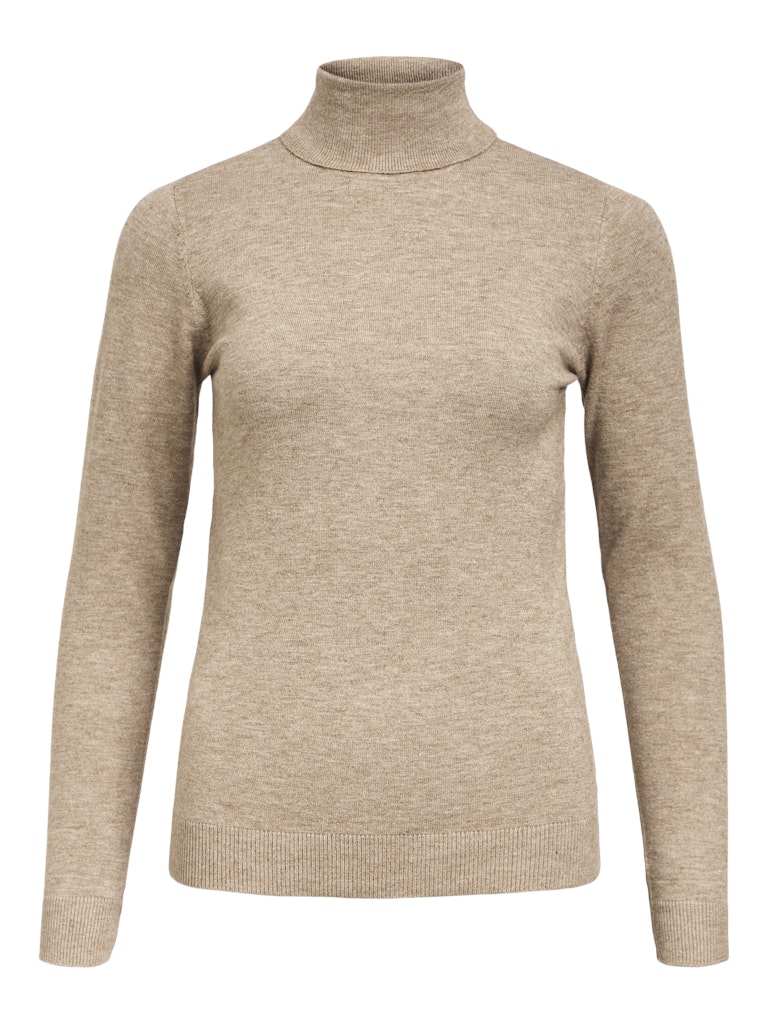 Object objthess l/s rollneck knit pullover 23033228 desert