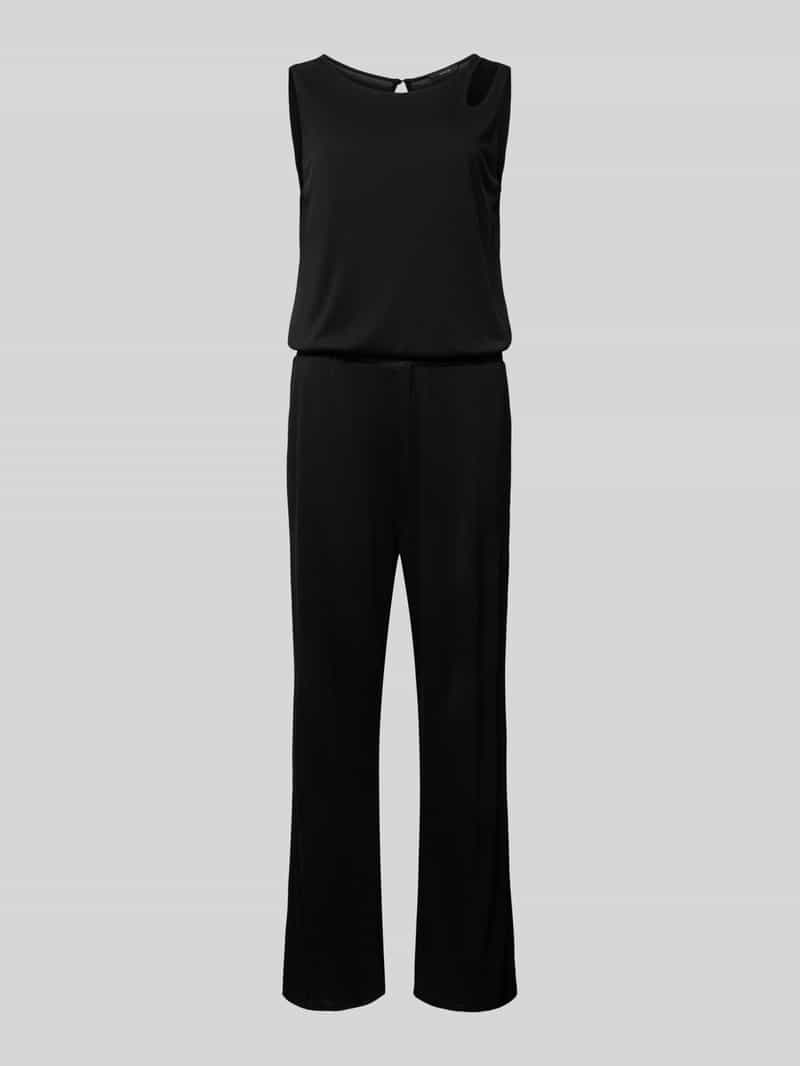 Opus Jumpsuit van viscose met cut-out, model 'MELPANI'