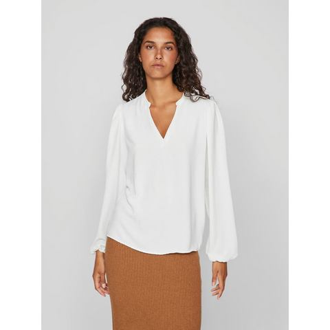 Vila Shirt VIRELLA V-NECK L/S TOP - NOOS