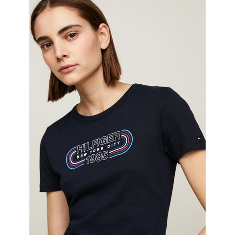 Tommy Hilfiger T-shirt SLIM TRACK HILFIGER C-NK SS