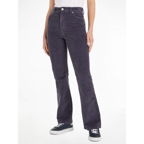 TOMMY JEANS Broek met wijde pijpen TJW SYLVIA HR FLARE WASHED CORD