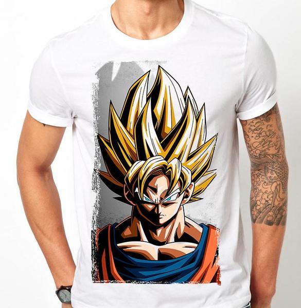 Shirtbude dragonball z dbz fashion print goku tshirt XS