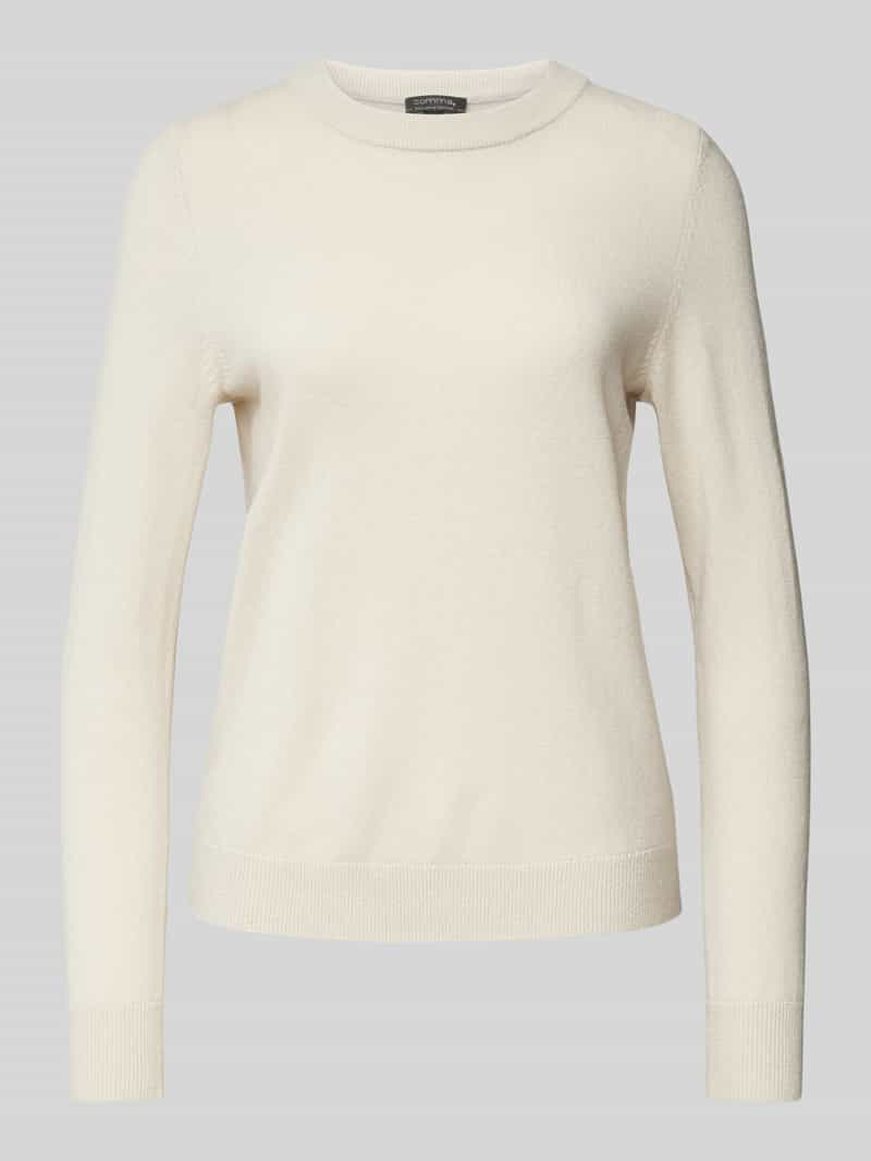 Comma Gebreide pullover met ronde hals