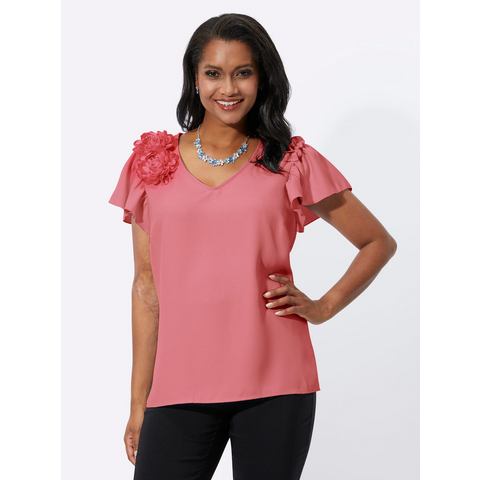 Lady Blouse met korte mouwen