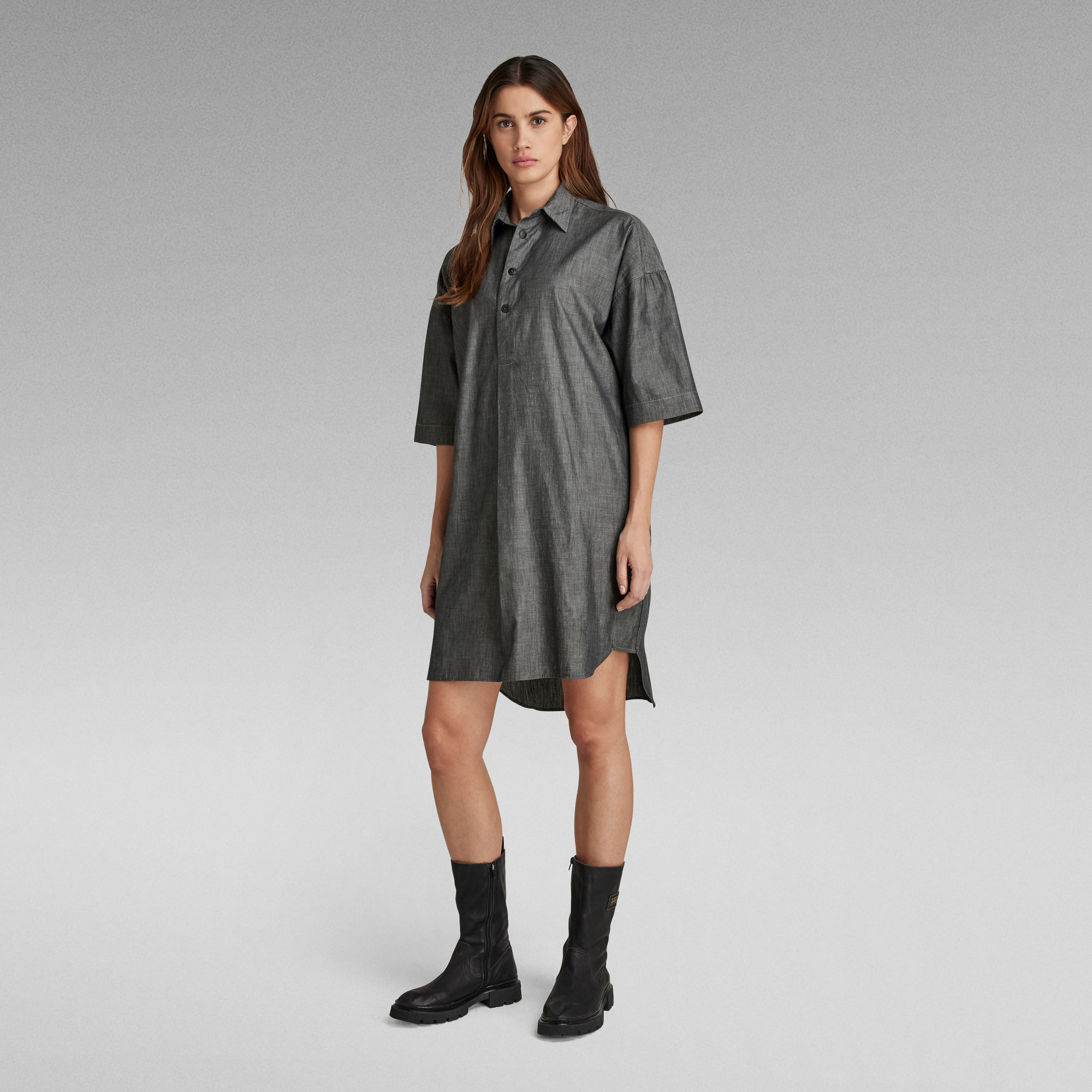 G-Star RAW Overhemdjurk - Zwart - Dames