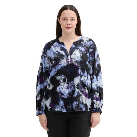 TOM TAILOR MY TRUE ME Blouse met lange mouwen met all-over print