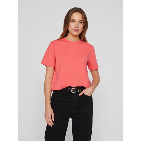 Vila Shirt met korte mouwen VINORA S/S T-SHIRT - NOOS