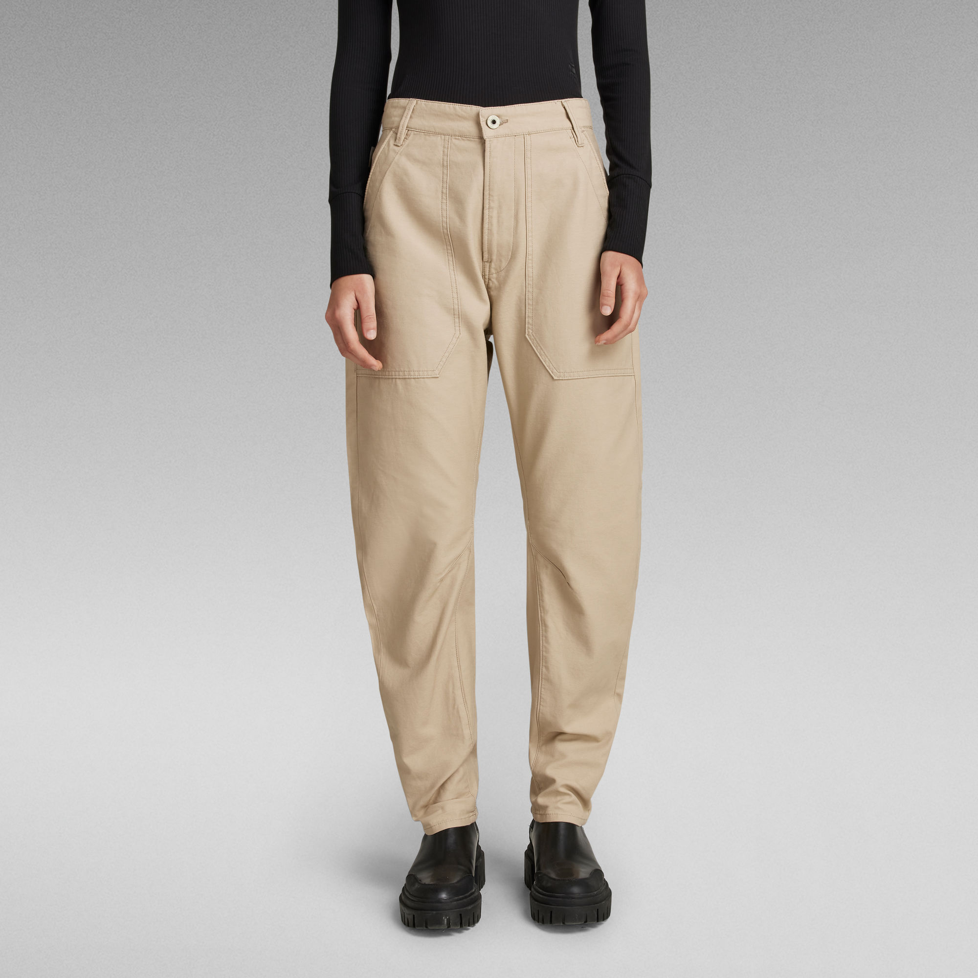 G-Star RAW 3D Fatigue Boyfriend Pants - Beige - Dames