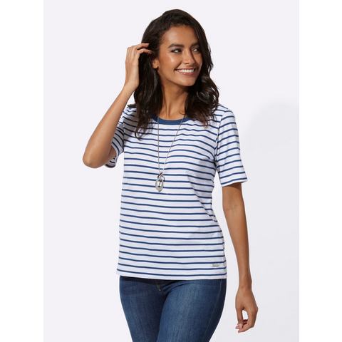 Casual Looks T-shirt Gestreept shirt (1-delig)