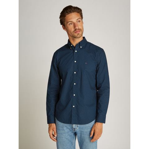 Tommy Hilfiger Businessoverhemd FLEX POPLIN POLKA DOT RF SHIRT