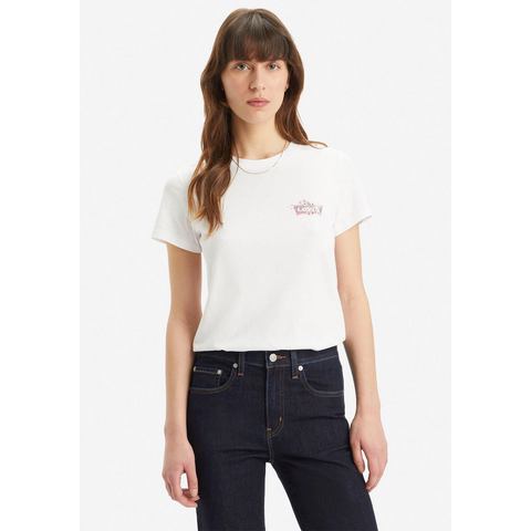 Levi's T-shirt The Perfect Tee met gebloemde batwing-logoprint