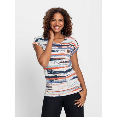 Casual Looks Shirt met print (1-delig)