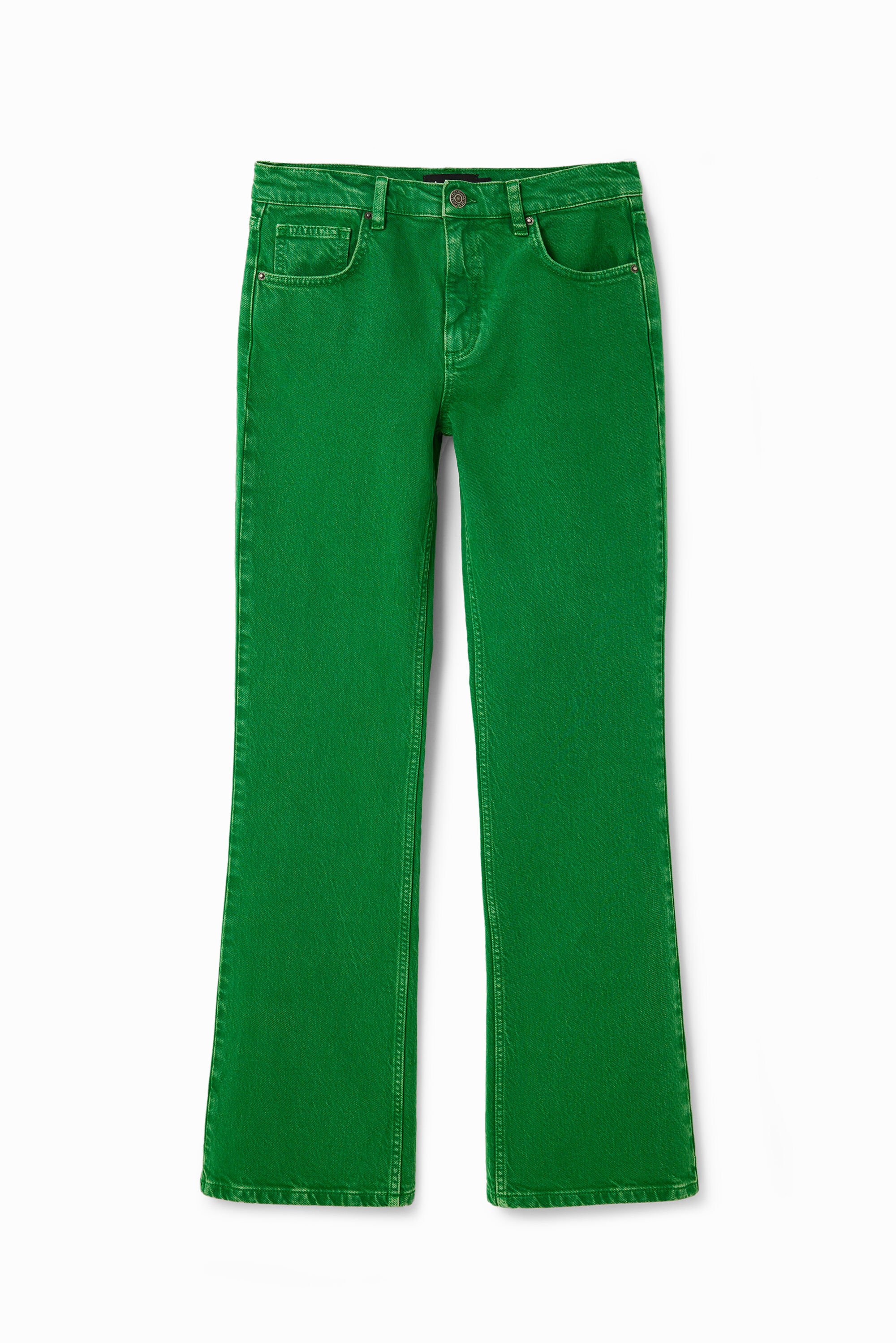 Desigual Effen Flared Jeans - GREEN