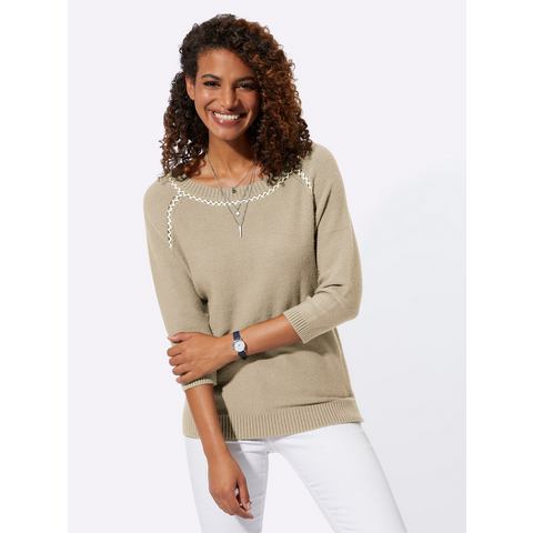 Classic Inspirationen Trui met 3/4 mouwen 3/4-mouw-pullover