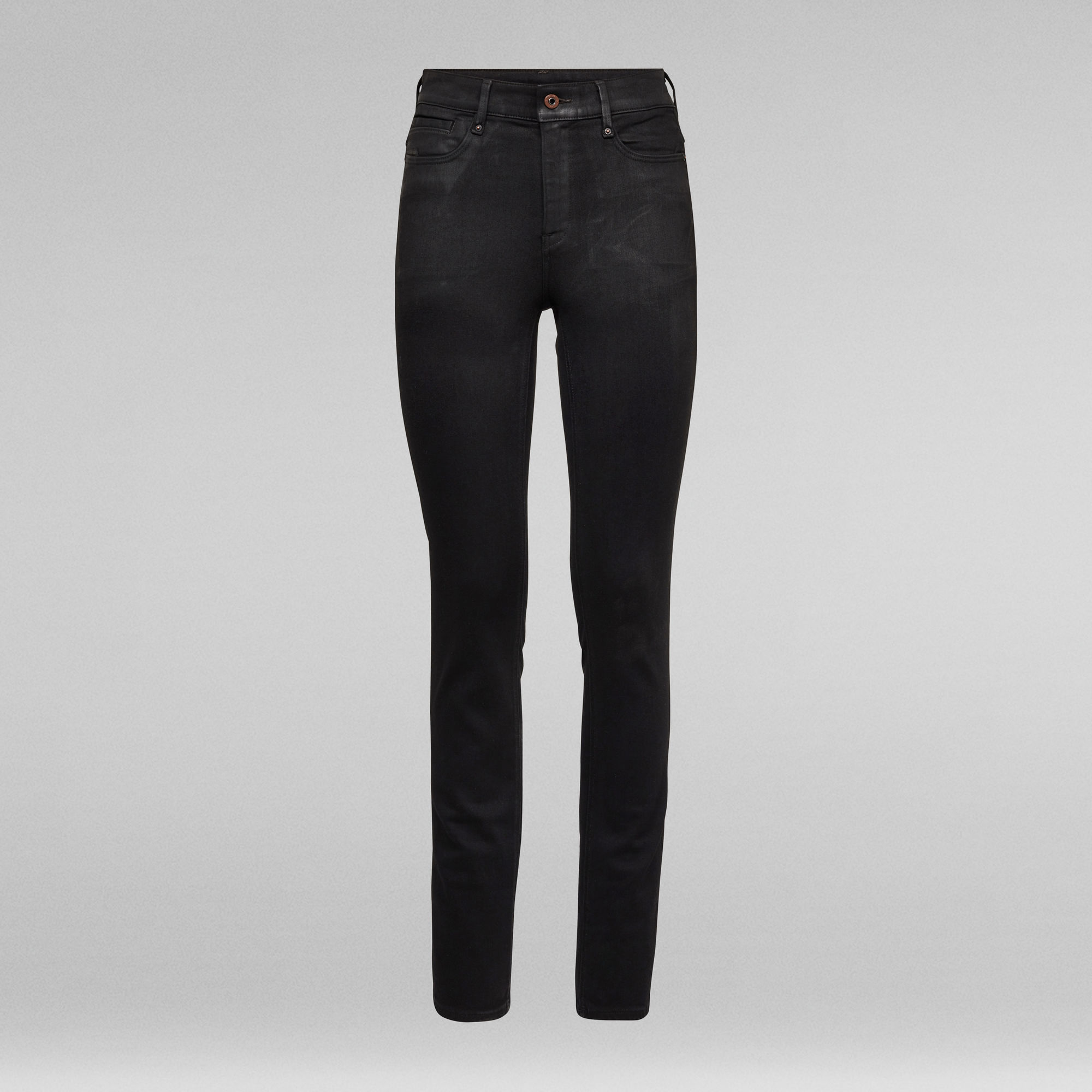 G-Star RAW Noxer Navy High Straight Jeans - Zwart - Dames