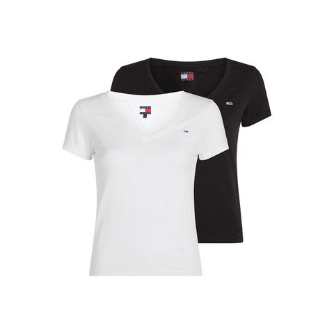 TOMMY JEANS T-shirt TJW 2PACK V-NECK TEE (set, 2 stuks)