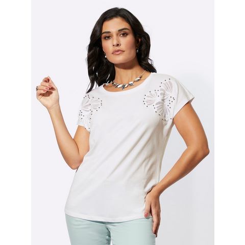 Creation L Shirt met korte mouwen Lyocell-mix-shirt (1-delig)