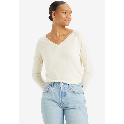 Levi's Lange trui PETAL VNECK SWEATER