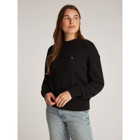 Calvin Klein Trui met ronde hals MONOGRAM EMBRO CREWNECK SWEATER