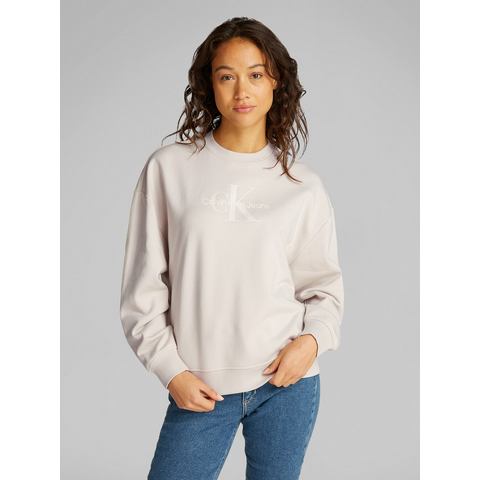 Calvin Klein Sweatshirt GLOSSY MONOLOGO REGULAR CREWNECK