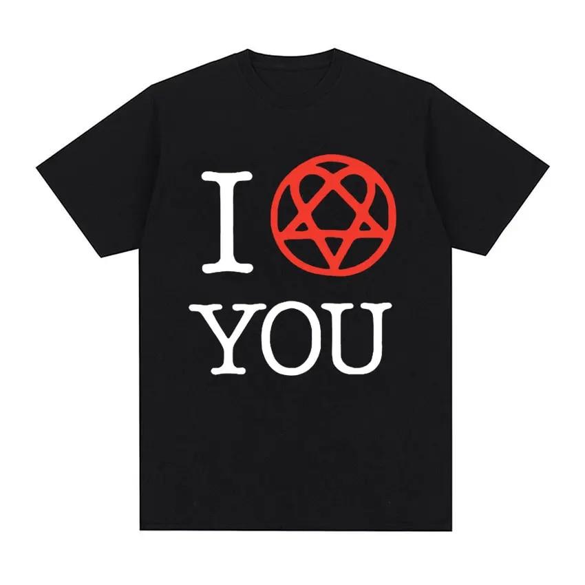 Nihao Ken Carson I Love You Vernietigen Eenzaam Heartagram Opium Grafische Print Tee Shirt Mannen Vrouwen Casual Gezellige Katoenen T-shirts met Korte Mouwen XXL