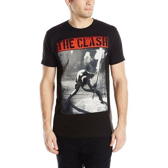 91140105MA0LRRXG83 Het Clash Smashing Gitaar Klassiek Unisex T-shirt S