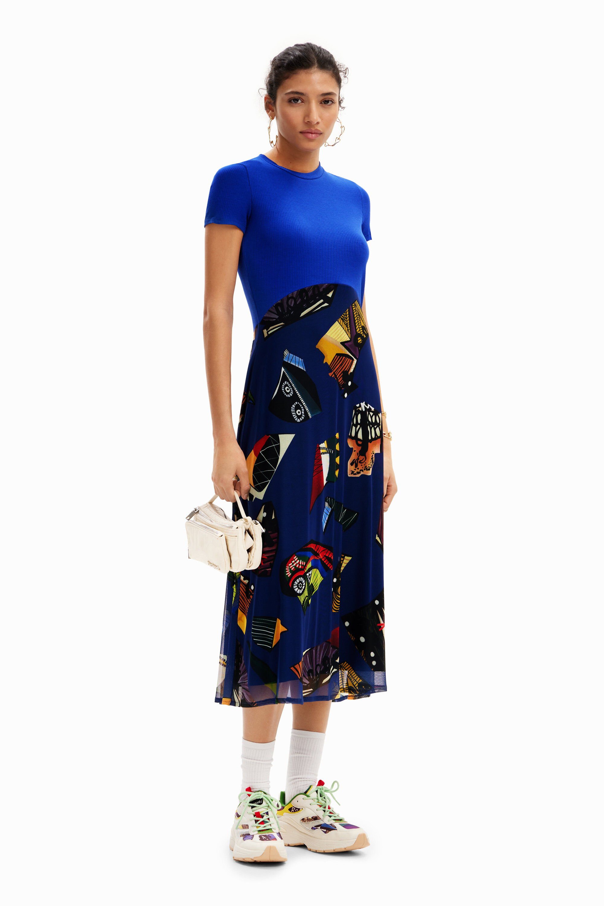 Desigual Midi-jurk gecombineerd M. Christian Lacroix - BLUE