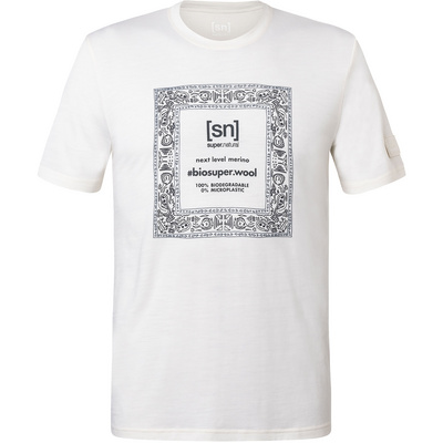 Super.Natural Heren Bandana Bio J T-shirt