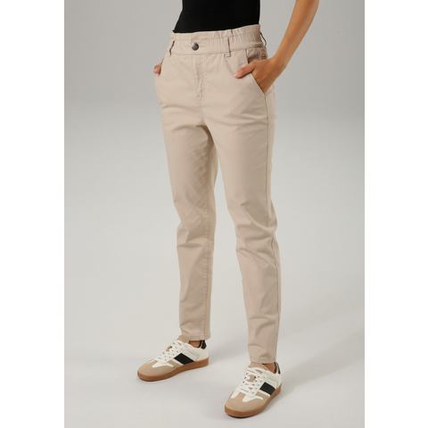 Aniston CASUAL Paperbag-broek met comfortabele elastische band