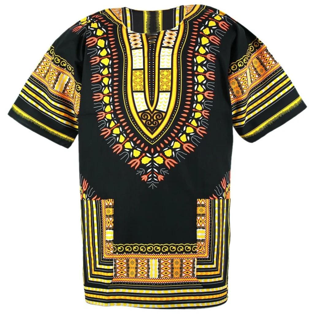 ETST WENDY Afrikaanse cultuur heren zomer 3D-geprint T-shirt met korte mouwen, comfortabele oversized top 6XL