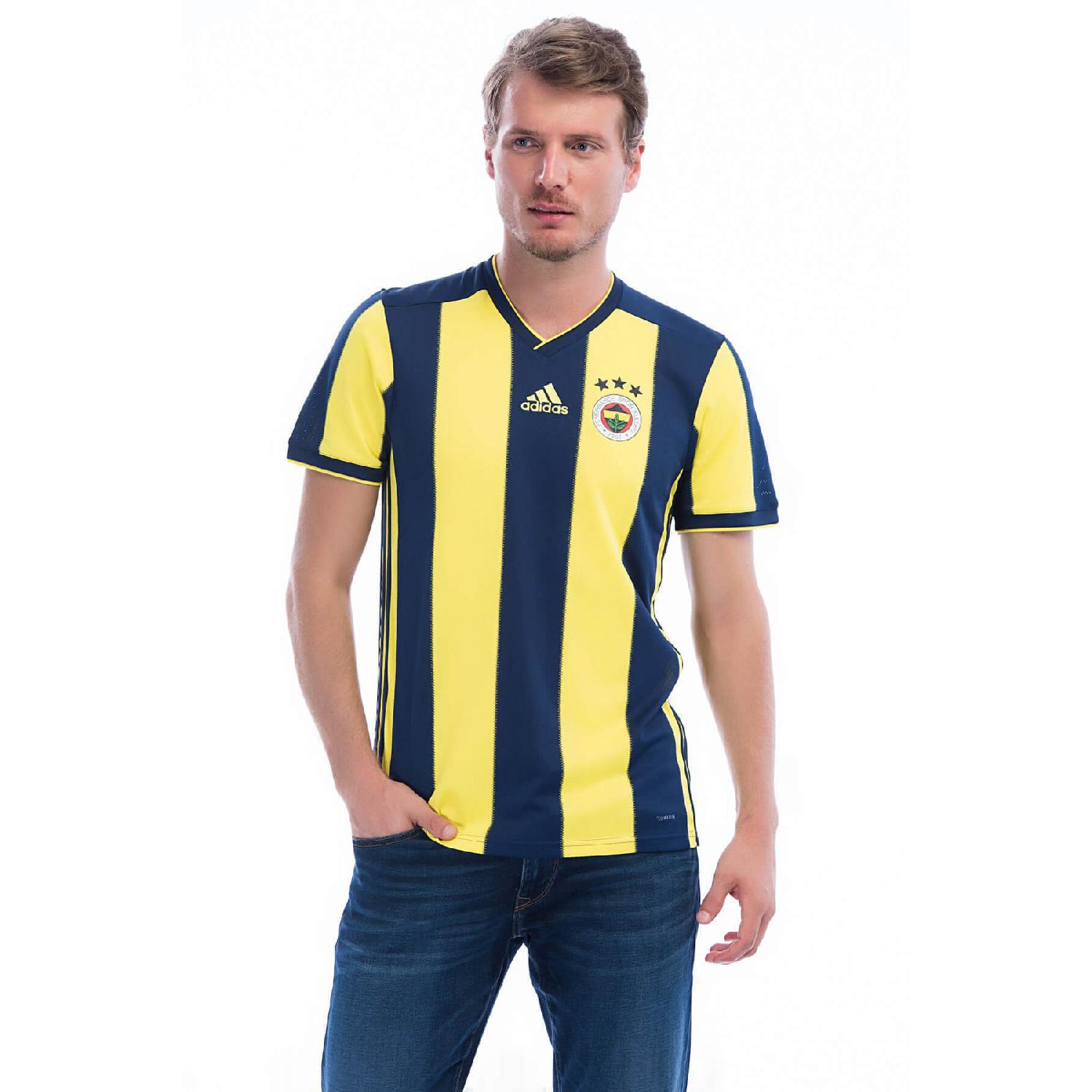 Palmiye istanbul Adidas Geel Marine Thuisshirt 18-19 At013e8s03 M