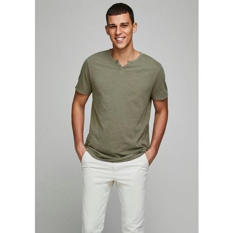 Jack & Jones T-shirt SPLIT NECK TEE