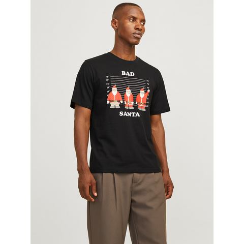 Jack & Jones Shirt met ronde hals JJXMAS FUNNY TEE SS CREW NECK