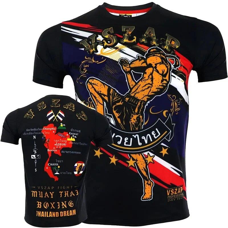 ETST WENDY 005 Nieuwe Zomer 3D Muay Thai Afdrukken T-shirt Voor Mannen Kinderen Mode BJJ Sport T-shirts Unisex Gym Sneldrogende Kleding VSZAP Top Tee L