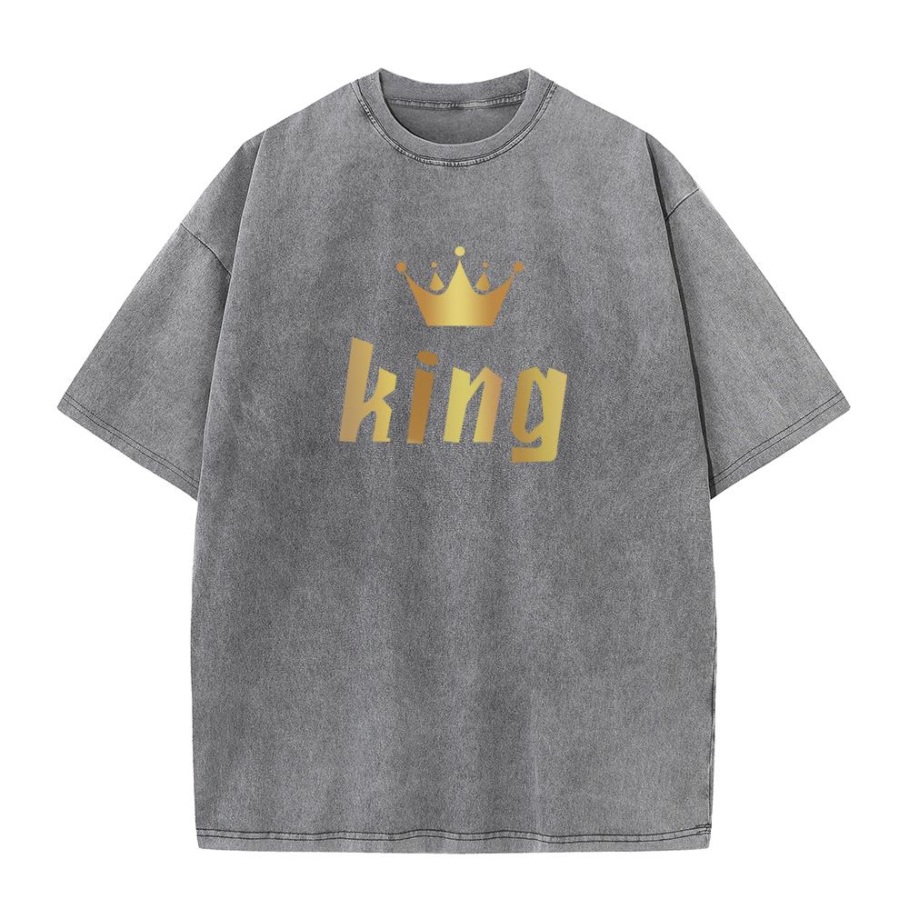 Limuyang 100% Katoen 230gsm Gewassen Oude Ambacht Oversized T-shirt Big Size O-hals Oversized Mannen T-shirt Cool T-shirt Vrouwen Tee shirts Tops S zwart