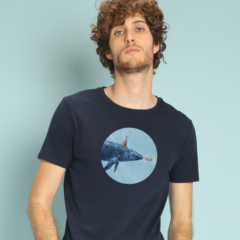 Le Roi du Tshirt T-shirt Homme - PART WHALE S marineblauwe kleur