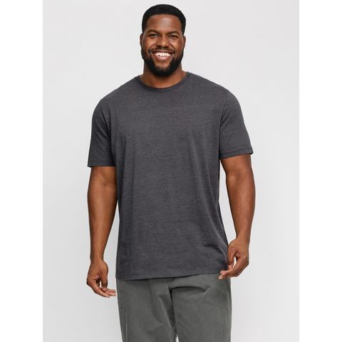 Jack & Jones PlusSize Shirt met ronde hals JJEORGANIC MEL TEE SS O-NECK NOOS PLS