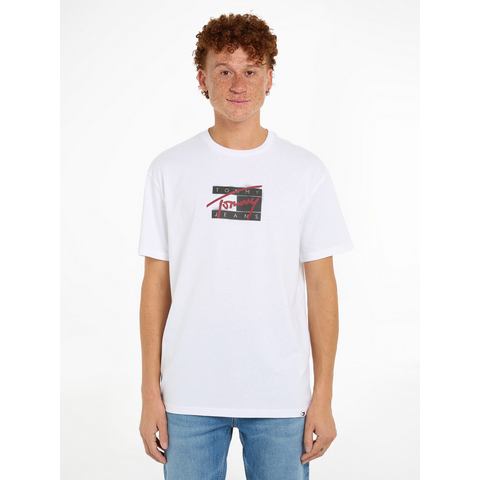 Tommy Jeans Plus T-shirt TJM REG STREET SIG FLAG TEE EXT