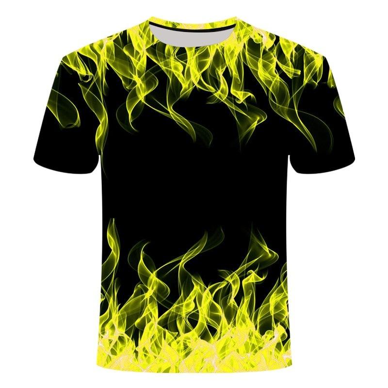 Fashion human Heren T-shirt persoonlijkheid losse casual nieuwe speelkaarten bedrukte herentops T-shirt groot formaat S